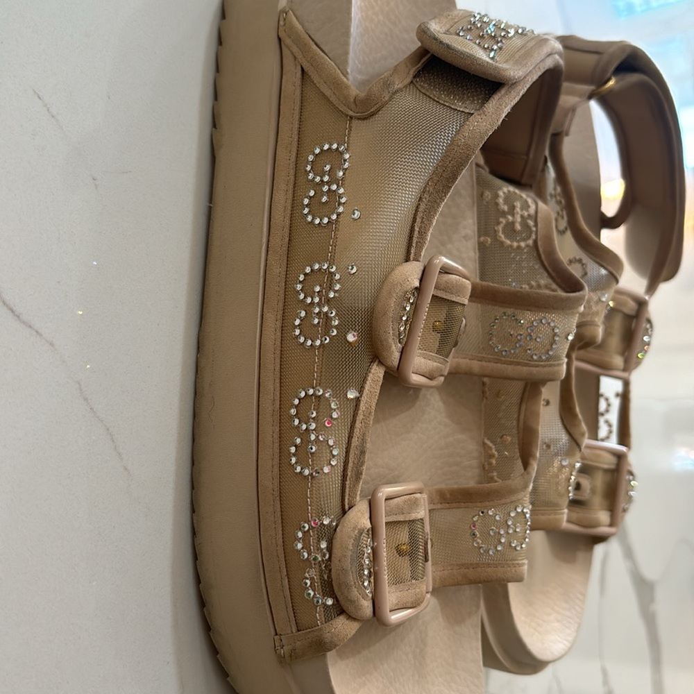 Gucci Cream - Isla rubber sandals - Picture 3 of 5